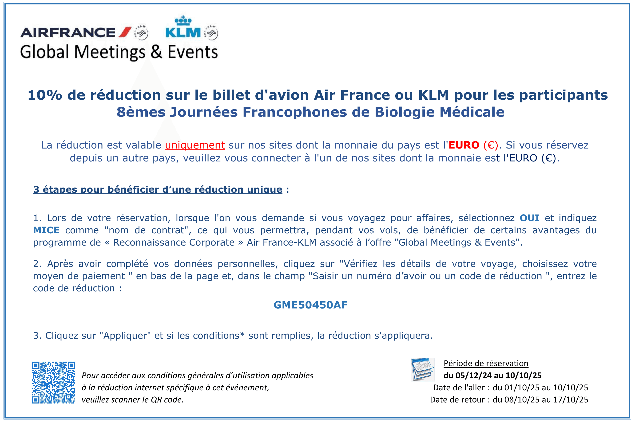 bon reduction Air France